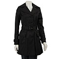Steve Madden Women's Black Trench Coat