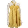 FINAL SALE Betsey Johnson Crinkle Chiffon Women's Halter Dress