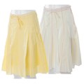 Pura Vida Women's Contrast Detailing Full Skirt