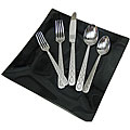 Cambridge 20-piece Cable Frost Flatware Set
