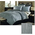 Anthology 'Manhattan' Ice Blue Duvet Cover Set