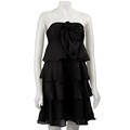 Max & Cleo Women's Strapless Tiered Dress