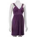 FINAL SALE Max & Cleo Women's Ruched Bust Sleeveless Dress
