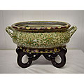 Empress Design Footbath with Wooden Base