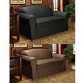 Vintage Faux Leather 2-piece Sofa Slipcover