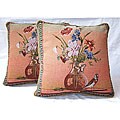 Wild Flowers 20-inch Tapestry Pillow (Set of 2)