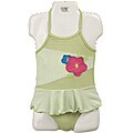 Bon Bebe Toddler Girl's Skirted Flower Swimsuit