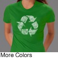 Los Angeles Pop Art Women's Recycle Symbol T-shirt