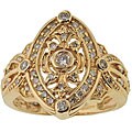 Michael Valitutti 14k Gold 1/2ct TDW Diamond Vintage Ring (I, SI)