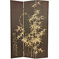 Frameless Natural Bamboo 6-foot Room Divider (China)