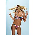 RYGY Women's Euphoria Bandeau Foldover Bikini