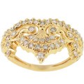 Michael Valitutti 14k Gold 7/8ct TDW Diamond Vintage Ring (I, SI)