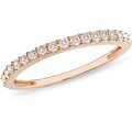 10k Pink Gold 1/4ct TDW Diamond Ring (I-J, I2)
