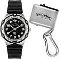 Field & Stream Men's Black Rubber Watch