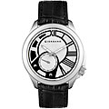 Giordano Men's Black Leather Watch