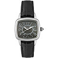 Giordano Women's Black Leather Strap Watch