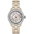Swiss Legend Karamica Women's Beige Ceramic Diamond Watch