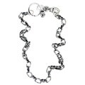 Kate 'n Al Oxidized Silver Dragon Wallet Chain