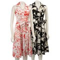 FINAL SALE Renee C. Women's Cotton Collared Dress