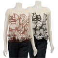 FINAL SALE Renee C. Women's Printed Boatneck Top