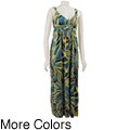 Renee C. Women's Printed Maxi Dress