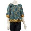 Renee C. Women's 3/4-sleeve Printed Top