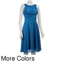 Connected Apparel Women's Chiffon Dress