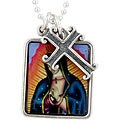 Charming life Sterling Silver Our Lady of Guadalupe Charm Necklace