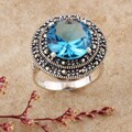 Sterling Silver Marcasite and CZ Ring (Thailand)