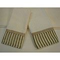 Sherry Kline Silk Stripe 3-piece Decorative Towel Set