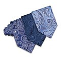 O.H.H.A. Blue Paisley Silk Slim Tie
