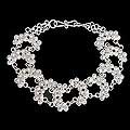 Silver 'Peaceful Heart' Bracelet (Indonesia) 