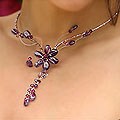 Amethyst 'Forget-Me-Not' Choker (Thailand)