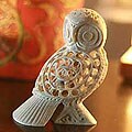 Soapstone 'Mother Owl' Sculpture (India)