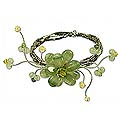 Quartzite 'Lime Bouquet' Bracelet (Thailand)