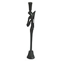 Wood 'What to Do?' Statuette (Ghana)