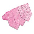 O.H.H.A. Pink Paisley Silk Slim Tie