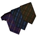 O.H.H.A. Dark Grid Silk Slim Tie