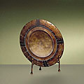 Burnished Chestnut Charger with Stand