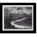 Adams 'The Tetons and the Snake River' Framed Art Print