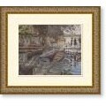 Claude Monet 'Bathers at La Grenouillere' Framed Art Print
