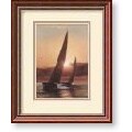 Diane Romanello 'Red Sails' Framed Art Print