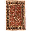 Hand-knotted Mahal Wool Rug (4' x 6')