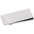 Stainless Steel Laser-etched Diamond Money Clip