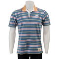 Canterbury of New Zealand Men's Blue Stripe Polo Shirt