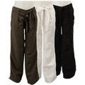 James Perse Women's Linen Blend Tie-front Pants