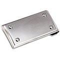 Stainless Steel Rivet-accented Money Clip