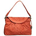 Elliott Lucca 'Serra' Apricot Leather Hobo Bag