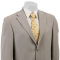 Oscar de la Renta Men's Silk Silver 2-button Blazer