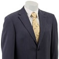 Oscar de la Renta Men's Dark Blue Silk 2-button Blazer